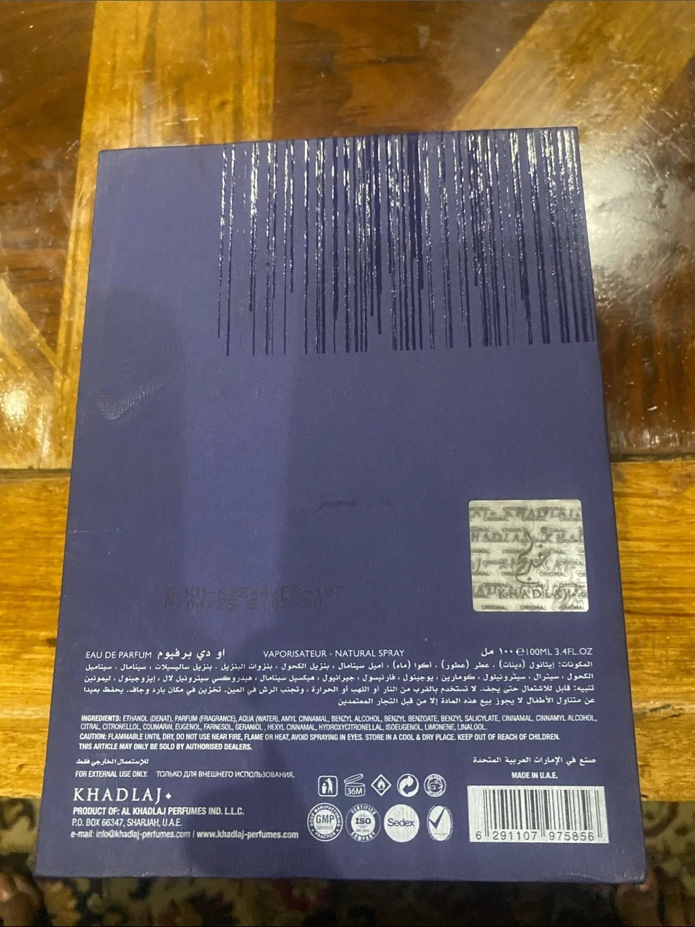 UNISEX fragrance - Khadlaj Karus Blue Spice